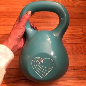 Tone It Up Turquoise Kettle Bell.